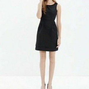 Madewell Women's Size 6 Mini Dress Lowlight Dress Polka Dot Black Shimmer NWT